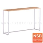 A22A018-3:โต๊ะเคาน์เตอร์บาร์สูงหน้าตรง รุ่น Bar-B  ขนาด 180*45 cm.  ขาเหล็ก