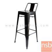 B09A160-1:เก้าอี้บาร์สูงเหล็ก รุ่น PN-92313-C  (สีดำ) โครงเหล็กพ่นสี