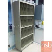 D01A008:ชั้นแฟ้มเหล็กล้อเลื่อน 40 ช่อง  รุ่น Poulter (พัลเตอร์)  ขนาด 91.7W*176H cm.  