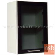 K01A013:ตู้แขวน 1 บานเปิดกระจก 40W*30D*60H cm     