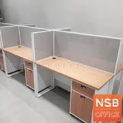 P04A056-1:มินิสกรีนไม้หุ้มผ้า ทึบล้วน รุ่น Antis (แอนทิส)  ขนาด 60W*40H cm. กรอบอลูมิเนียม