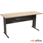 A10A125-2:โต๊ะทำงานโล่ง    รุ่น Angelo (แอนเจลโล่)  ขนาด 120W cm. ขาเหล็กตัวแอล 