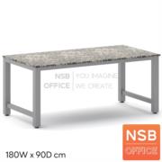 C12A030-6:โต๊ะปฏิบัติการหน้าท็อปหิน Sunfyre (ซันไฟร์)  ขนาด 180W*90D*75H cm ขาเหล็กทำสี Epoxy