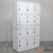 C13A005-2:ตู้ล็อกเกอร์ไม้ 12 ประตู  รุ่น Nivosa-4 (นิโวซ่า 4)  120W*160H cm.  