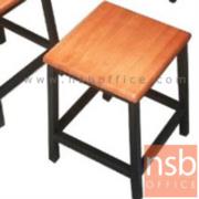 B10A085:เก้าอี้บาร์สตูลที่นั่งเหลี่ยม   ขนาด 27W cm. โครงเหล็กหนา