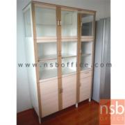 G07A099:ตู้กับข้าวอลูมิเนียม กว้าง 120 ซม.   ขนาด 120W*52D*190H cm. (ช่องด้านบนมีตะแกรงสามารวางของได้)