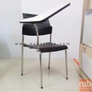 B07A049-1:เก้าอี้เลคเชอร์เฟรมโพลี่ รุ่น C3616  ขาเหล็กชุบโครเมี่ยม 