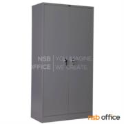 E07A011:ตู้เอกสารเหล็ก 2 บานเปิด รุ่น Macfadyen (แม็คฟาเดียน)  ขนาด 91.4W*183H cm.  มือจับเขาควาย