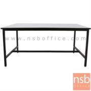 A07A069-2:โต๊ะหน้าโฟเมก้าขาว  รุ่น MECKLENBURG (เมคเคลนบวร์ก)  ขนาด 180W cm. โครงขาเหล็กติดตาย 