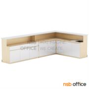 K05A029-1:เคาน์เตอร์ขายกาแฟ รุ่น Trixxie (ทริกซี่)   พร้อมอ่างซิงค์ 1 หลุม