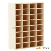 C01A090-3:ชั้นวางรองเท้าชั้นโล่ง รุ่น Northern (นอร์เทิน)   มี 32 ช่องโล่ง เมลามีน