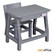A17A036-3:ชุดโต๊ะและเก้าอี้นักเรียน รุ่น Absolute (แอ็ปโซลูต)  (สีเทา)  ระดับชั้นอนุบาล ขาพลาสติก