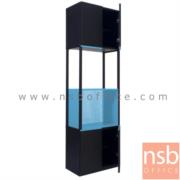 C07A043:ตู้โชว์เหล็กเอนกประสงค์ 60W*36.5D*200H cm.