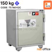 F01A009-1:ตู้เซฟนิรภัย TAIYO 150 กก. รุ่น TS 760 K2C   2 กุญแจ 1 รหัส
