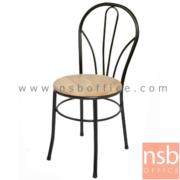 B20A046:เก้าอี้อเนกประสงค์เหล็ก รุ่น BONGA-BW   ขาเหล็กพ่นดำ