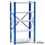 D03A012-1:ชั้นเหล็ก MR   ขนาด 100W*60D*180H cm. 5 แผ่นชั้น ชั้นปรับระดับได้ รับน้ำหนัก 150-200 KG/ชั้น