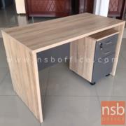 A13A204:โต๊ะทำงาน รุ่น JEJU (เชจู)  ขนาด 120W cm. เมลามีน พร้อมตู้ลิ้นชัก