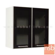 K01A016-1:ตู้แขวน 2 บานเปิดกระจก 60H cm   ขนาด 60W cm 