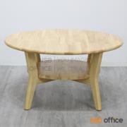 B13A418-1:โต๊ะกลางไม้ยางพารา  รุ่น Fluffer (ฟลัฟเฟอร์) ขนาด 80Di cm.  