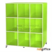 C07A081-1:ชั้นวางของอเนกประสงค์ 9 ช่องโล่ง รุ่น Gravy (เกรวี่) ขนาด 120W* 40D* 129H cm. 