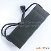 A24A078-1:ป๊อปอัพทรงฝาเปิด รุ่น Aiden (ไอเดน)  3 Power 2 USB A (สีดำ) มีสายปลั๊กไฟ