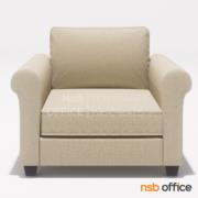 B12A344-2:โซฟารับแขก รุ่น Bretlin (เบล๊ทลิน)  ขนาด 95W*91D cm. (1 ที่นั่ง) หุ้มผ้า ขาไม้