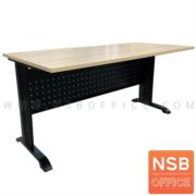 A10A082-1:โต๊ะโล่ง รุ่น Ultimate (อัลทิเมต)  ขนาด 120 cm. โครงขาเหล็กสีดำ