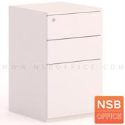 C01A069-1:ตู้ 3 ลิ้นชัก สูง 75 ซม. สูงเสมอโต๊ะ รุ่น Hilliard 2 (ฮิลเลียร์ด 2) ขนาด 40W*50D cm.  สีมาตรฐาน 