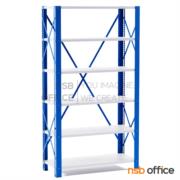 D03A011-3:ชั้นเหล็ก MR    ขนาด 120W*50D*220H cm. 6 แผ่นชั้น ชั้นปรับระดับได้ รับน้ำหนัก 150-200 KG/ชั้น