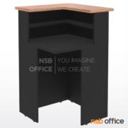 A11A043:เคาน์เตอร์เข้ามุม  รุ่น Xenus (ซีนัส)  ขนาด 70W cm.   เมลามีน สีวอลนัทตัดดำ 