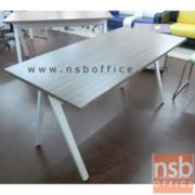 A23A002:โต๊ะทำงาน  รุ่น DK-ALEG15   ขนาด 150W*75H cm. ขาเหล็กตัวเอ