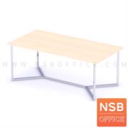 A05A225-1:โต๊ะประชุมทรงสีเหลี่ยม รุ่น Jaylen (เจเลน)  ขนาด 200W*100D cm. ขาสแตนเลส 
