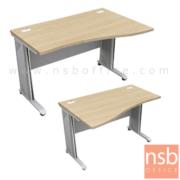 A18A016-1:โต๊ะทำงานหน้าโค้ง   ขนาด 120W cm.  เมลามีน