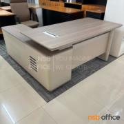 A30A072-5:โต๊ะผู้บริหารตัวแอล รุ่น Clawdeen (คลาวดีน)  ขนาด 180W*180D cm. (แอลขวา) 