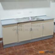 G07A154:ตู้เคาน์เตอร์พร้อมซิ้งค์ล้างจาน 1 หลุม   ขนาด 200 cm.  