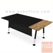 A31A001:โต๊ะผู้บริหารทรงสี่เหลี่ยม รุ่น HTY-TICA   ขนาด 200W cm. ขาเหล็ก