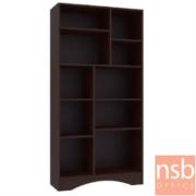 C07A062-1:ตู้อเนกประสงค์ 10 ช่องโล่ง สูง 160 cm. รุ่น Norton (นอร์ตัน)  สีโอ๊ค เมลามีน รุ่นประหยัด