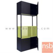 C07A044:ตู้โชว์เหล็กเอนกประสงค์ 90W*36.5D*200H cm.