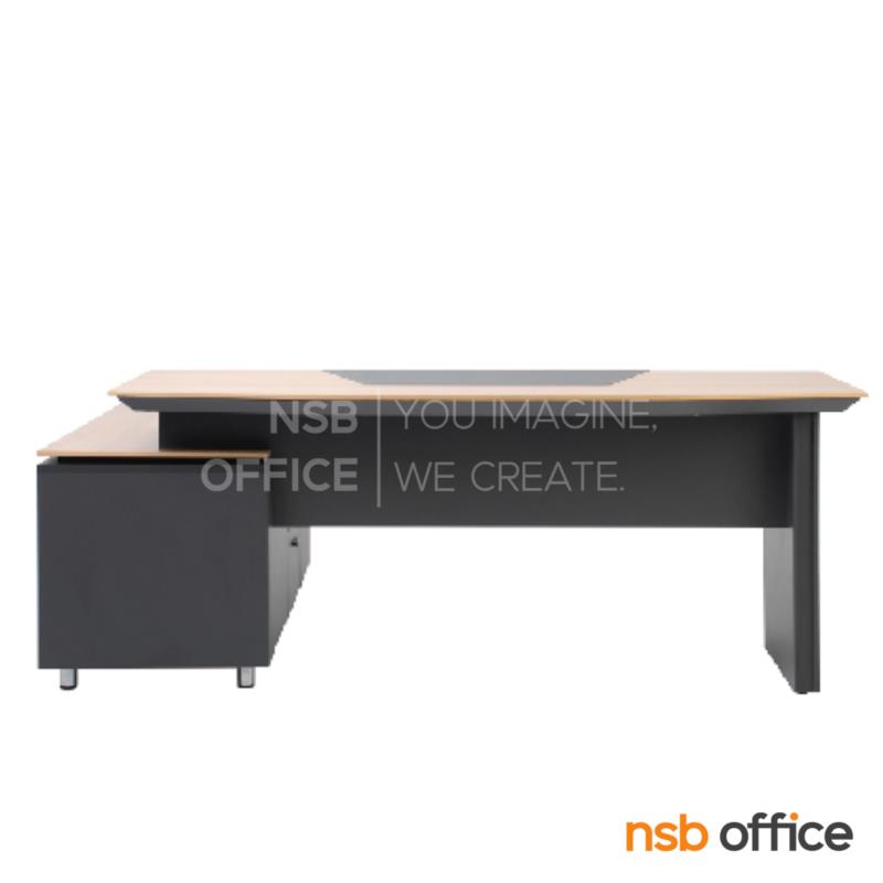 โต๊ะผู้บริหารตัวแอล รุ่น Sola (โซล่า) ขนาด 200W cm.  