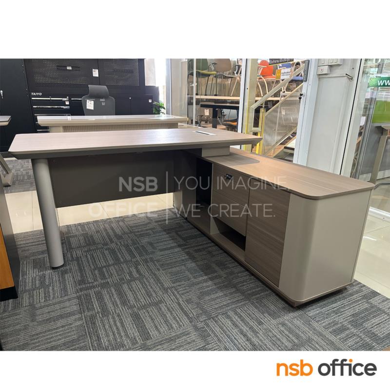 โต๊ะผู้บริหารตัวแอล รุ่น Clawdeen (คลาวดีน) 160W, 180W 