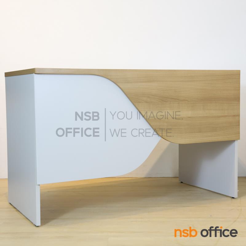 A13A245:โต๊ะทำงาน 2 ลิ้นชัก รุ่น Sandstone (แซนสโตน) ขนาด 120W cm.  เมลามีน