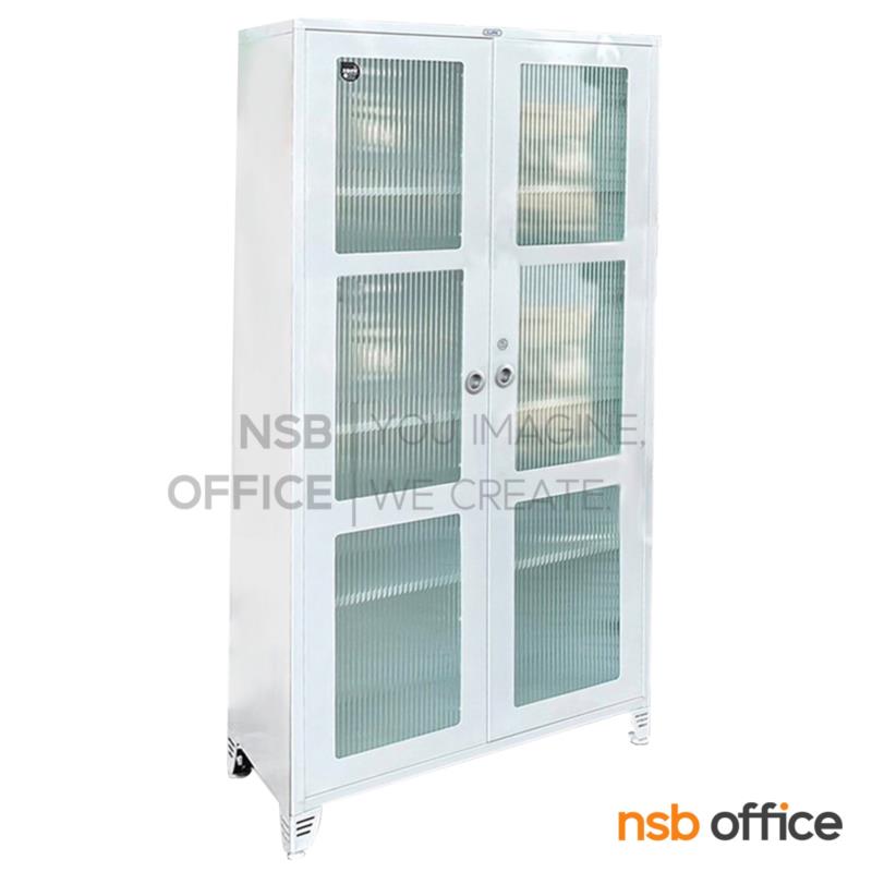 ตู้อเนกประสงค์ 2 บานเปิดกระจก รุ่น Glassle (กลาสเซิล) ขนาด 90W* 38D* 170H cm. 