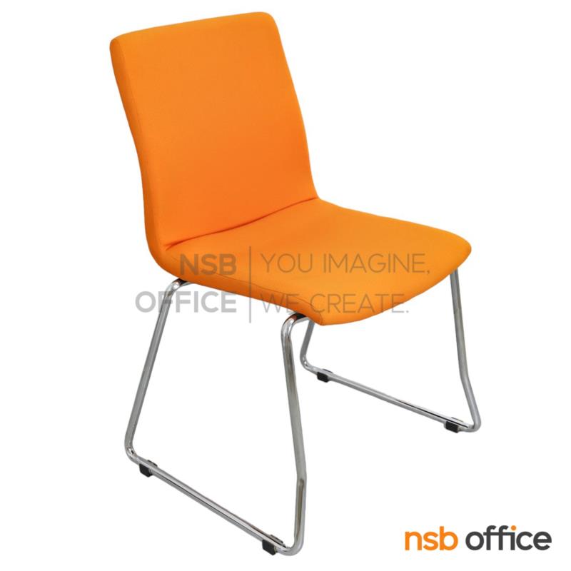 B04A033:เก้าอี้รับแขกขาตัวยู รุ่น Gnocchi (ญ็อกกี้)  ขาเหล็กชุบโครเมี่ยม