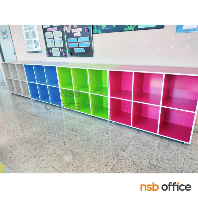 ชั้นวางของอเนกประสงค์ 6 ช่องโล่ง รุ่น Grassy (เกรซซี่) ขนาด 111W* 40D* 87.5H cm. 