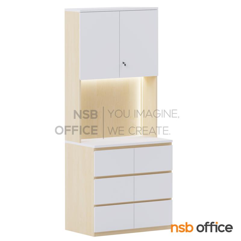 C12A061:ตู้เก็บเวชภัณฑ์ ตู้สต๊อกยา รุ่น Iridelle (ไอริเดล) ขนาด 100W ,120W cm. 