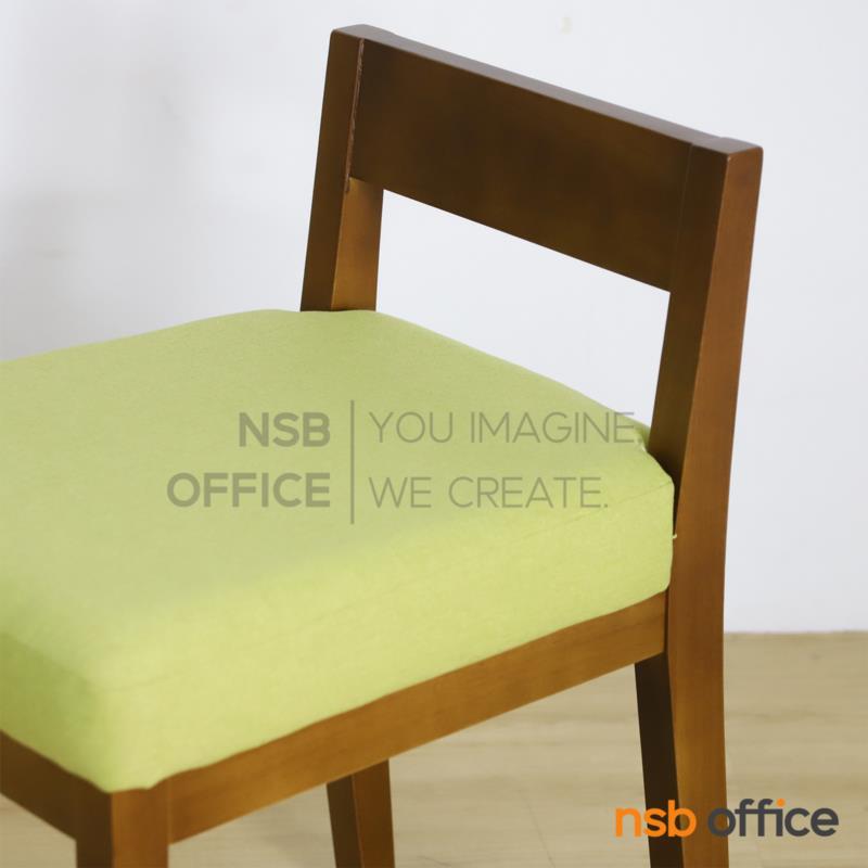 เก้าอี้ไม้ยางพารา รุ่น Vanda (แวนด้า)  ขาไม้