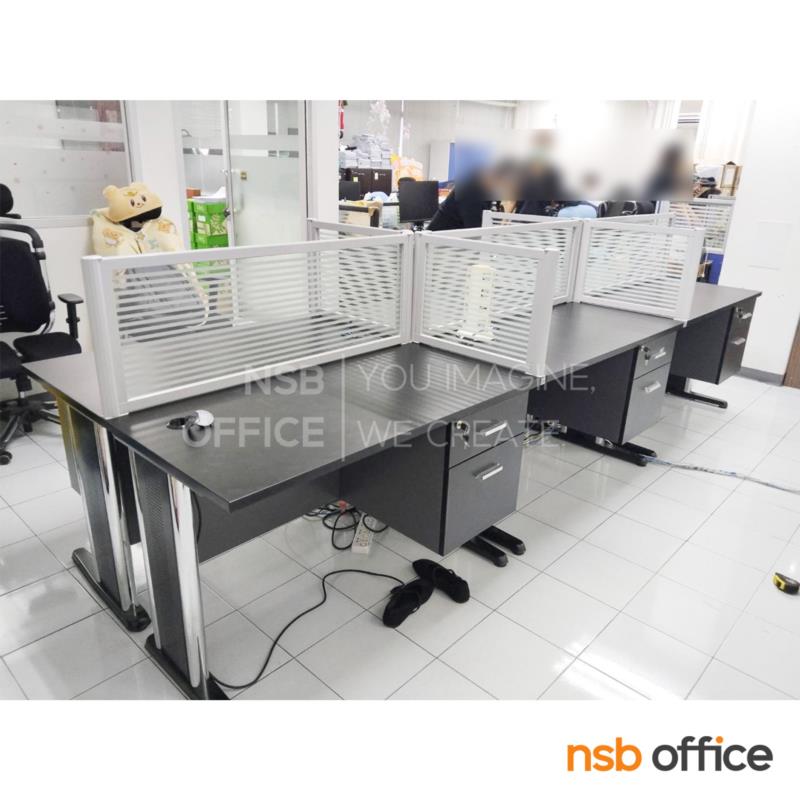 มินิสกรีนกระจกขัดลายล้วน 40H cm เฟรมอลูมิเนียมรุ่นหนา 3 cm  (ติดตั้งเจาะสัน top) 