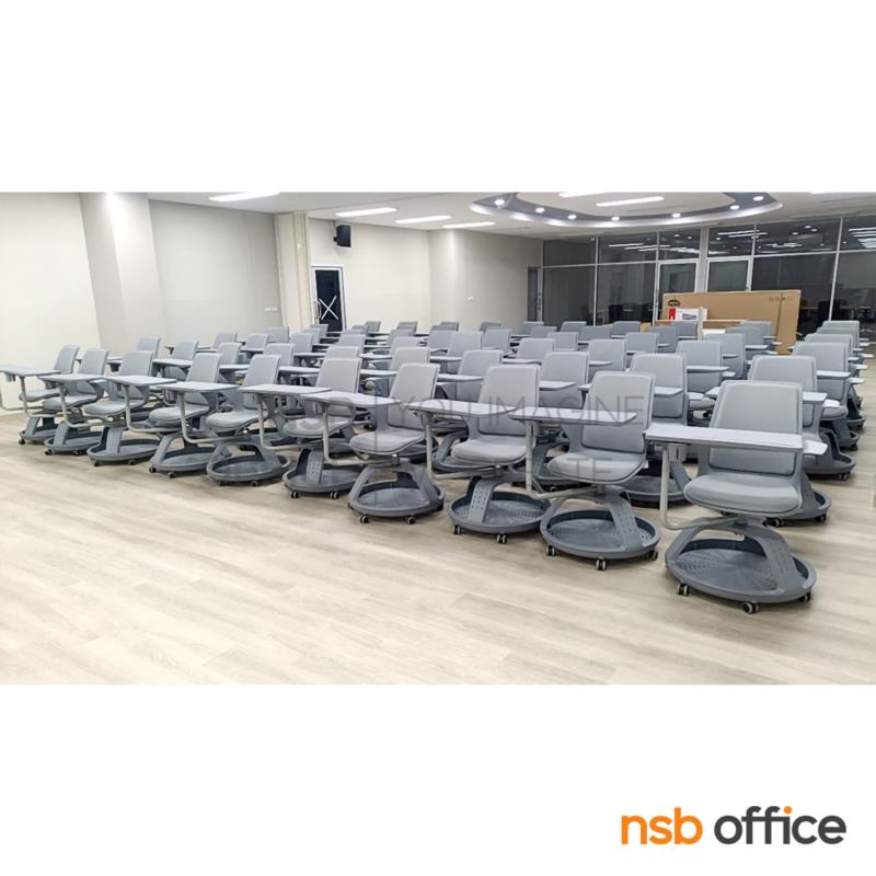 เก้าอี้เลคเชอร์เฟรมโพลี่ล้อเลื่อน รุ่น Thumbelina (ทัมเบลิน่า)  ฐานวางกระเป๋าได้ ล้อเลื่อน