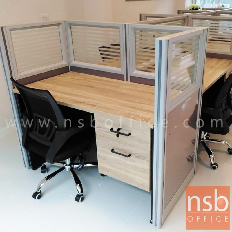 โต๊ะทำงาน 2 ลิ้นชัก รุ่น KEMI (เคมิ) ขนาด 120W cm. เมลามีน 