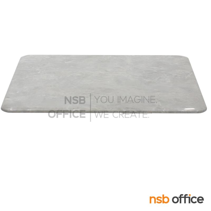 A47A014:ท็อปหินอ่อนขอบมน สีเทา   